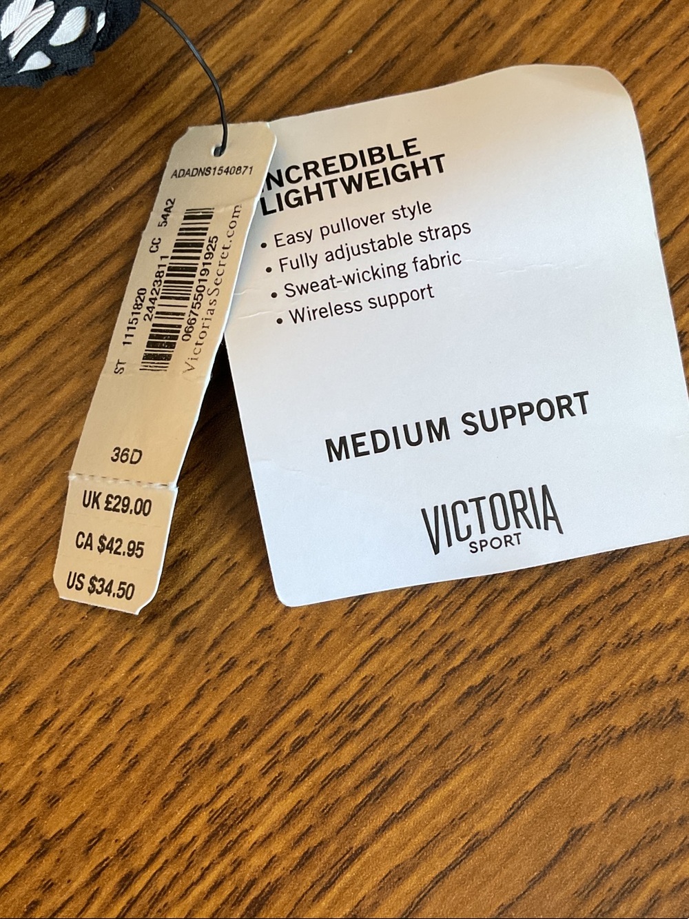 Victoria's Secret Black Fishnet Overlay Bralette - Picture 6 of 6